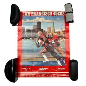 Vintage 1981 San Francisco 49ers' NFL Schedule NFL Poster